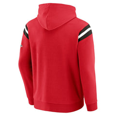 Atlanta Falcons Darius Rucker Collection Football Washed Pullover Hoodie Red - Fanatics