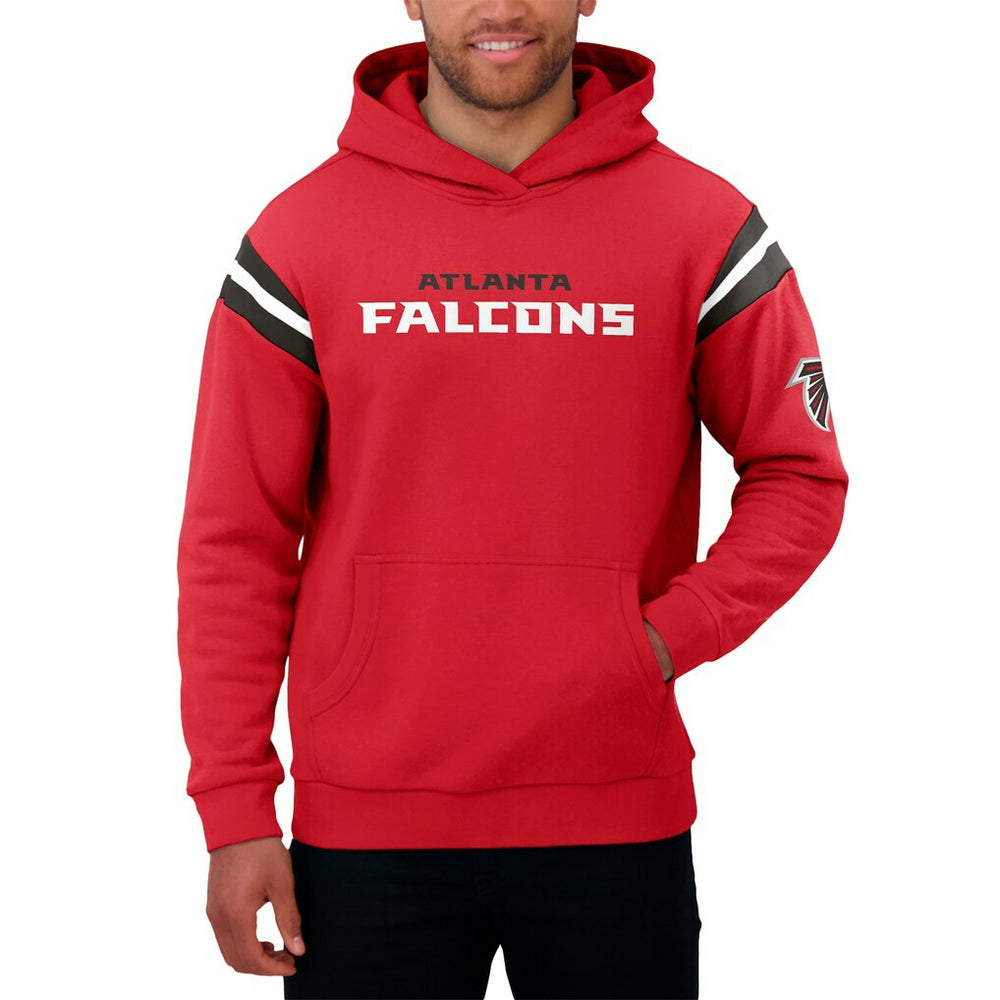 Atlanta Falcons Darius Rucker Collection Football Washed Pullover Hoodie Red - Fanatics