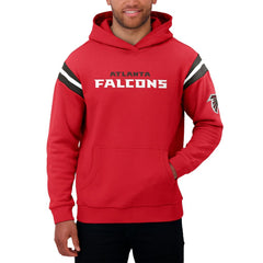 Atlanta Falcons Darius Rucker Collection Football Washed Pullover Hoodie Red - Fanatics
