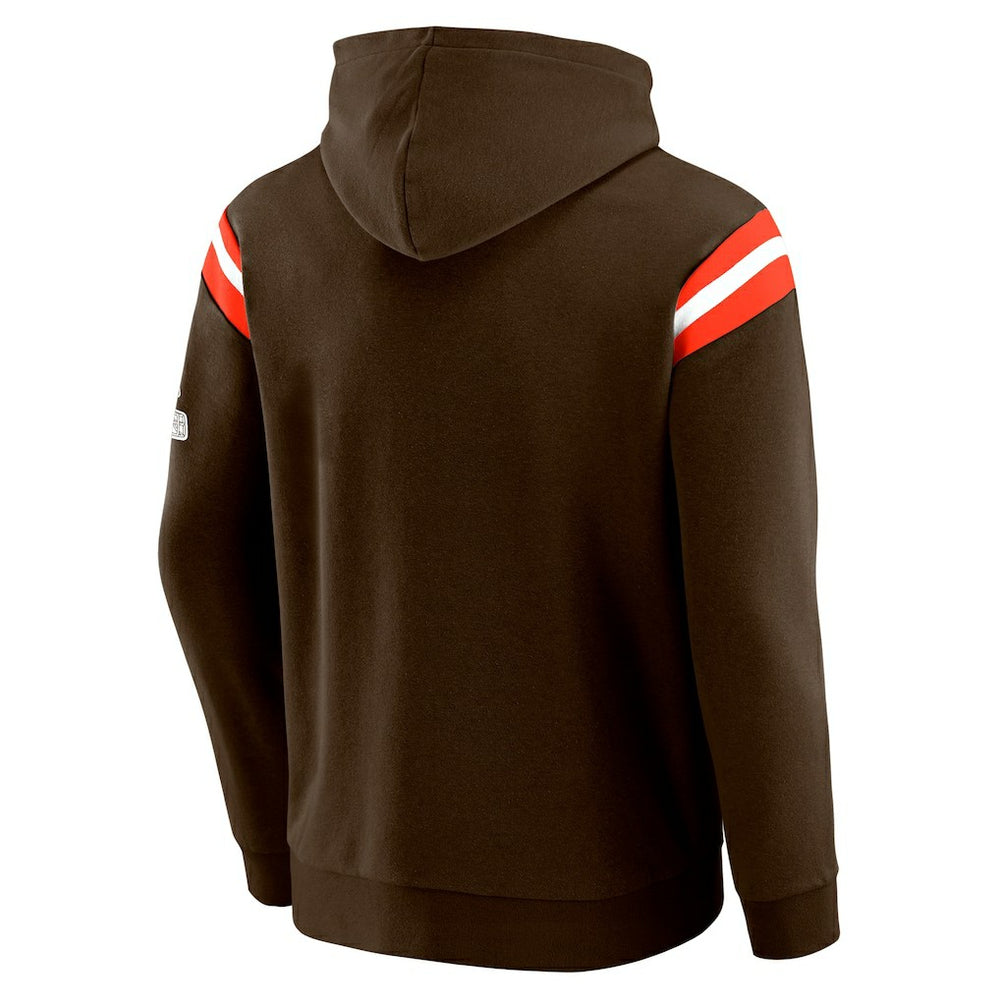 Cleveland Browns Darius Rucker Collection Football Washed Pullover Hoodie Brown - Fanatics