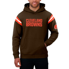 Cleveland Browns Darius Rucker Collection Football Washed Pullover Hoodie Brown - Fanatics
