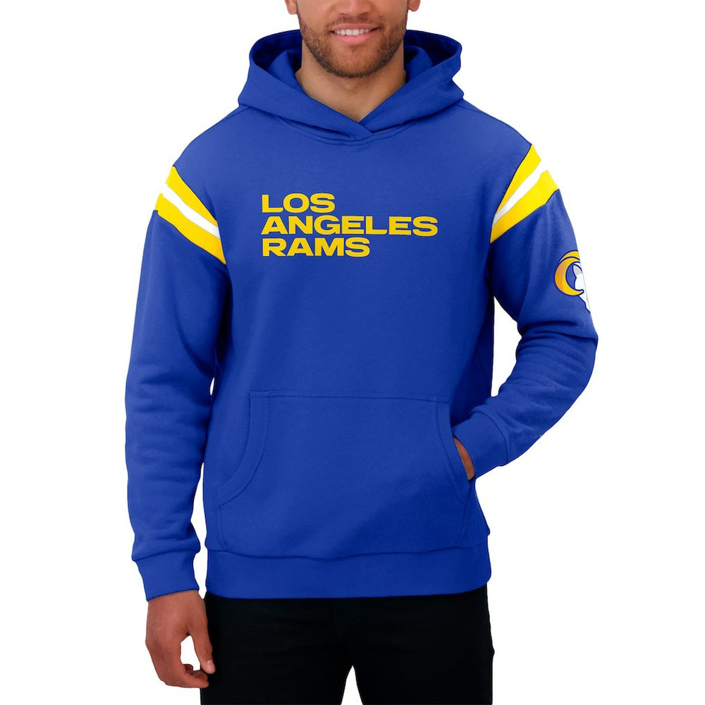 Los Angeles Rams Darius Rucker Collection Football Washed Pullover Hoodie Royal - Fanatics