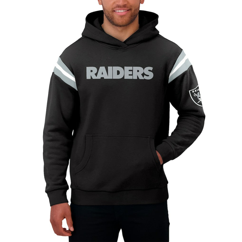 Las Vegas Raiders Darius Rucker Collection Football Washed Pullover Hoodie Black - Fanatics