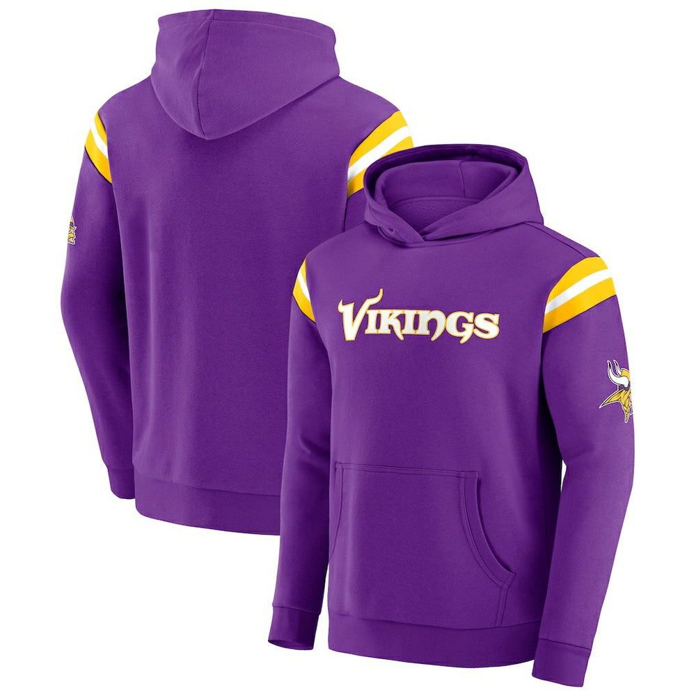 Minnesota Vikings Darius Rucker Collection Football Washed Pullover Hoodie Purple - Fanatics