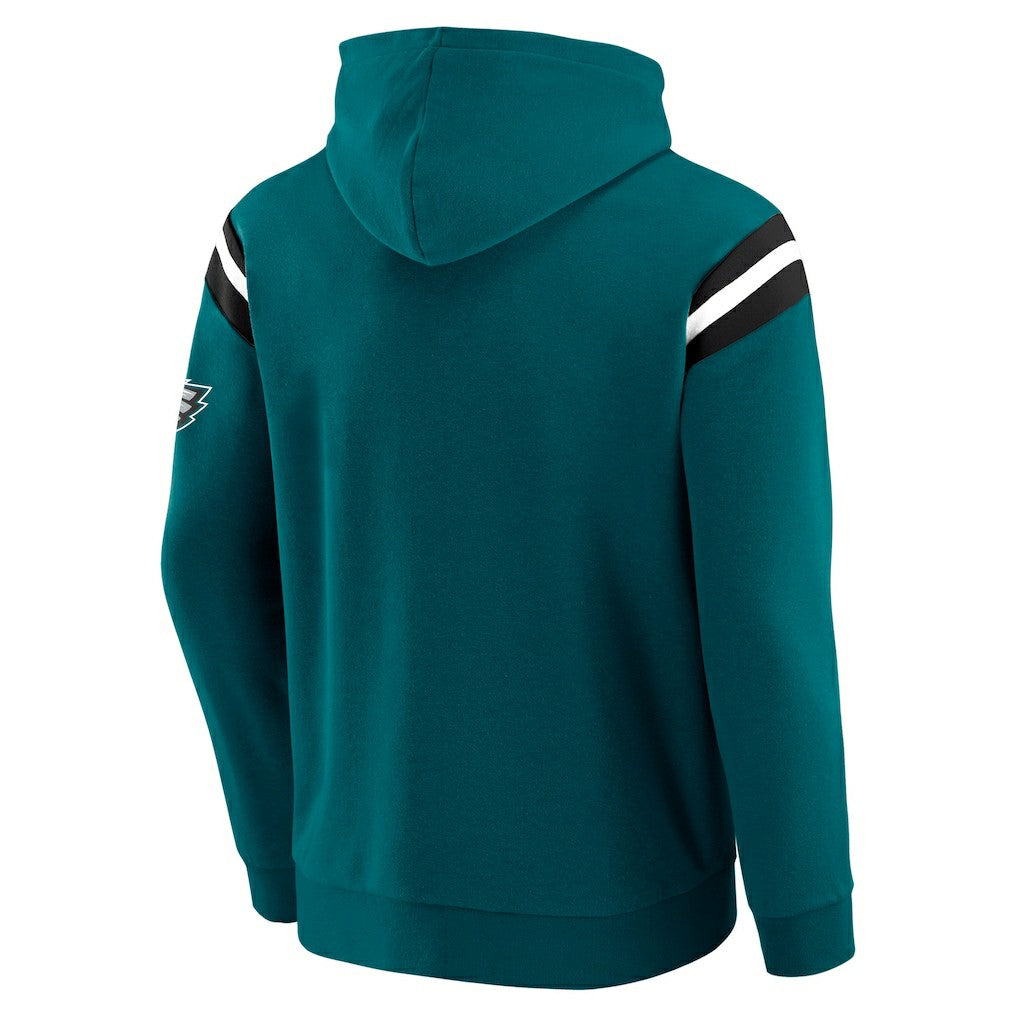 Philadelphia Eagles Darius Rucker Collection Football Washed Pullover Hoodie Green - Fanatics
