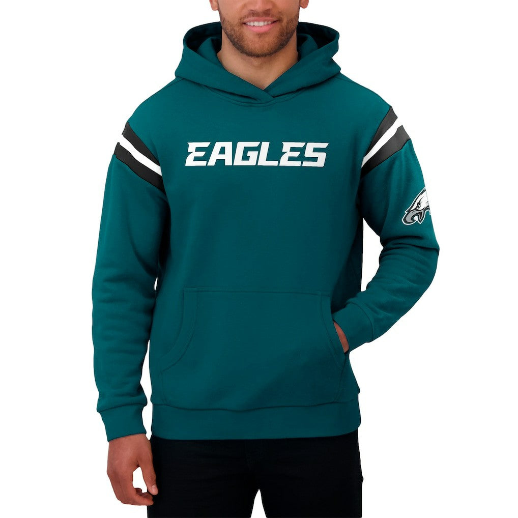 Philadelphia Eagles Darius Rucker Collection Football Washed Pullover Hoodie Green - Fanatics