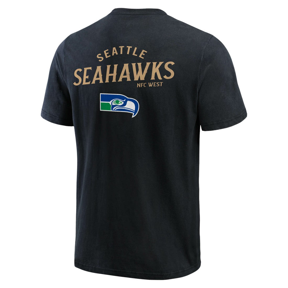 Seattle Seahawks Darius Rucker Collection Washed Henley T-Shirt Black - Fanatics