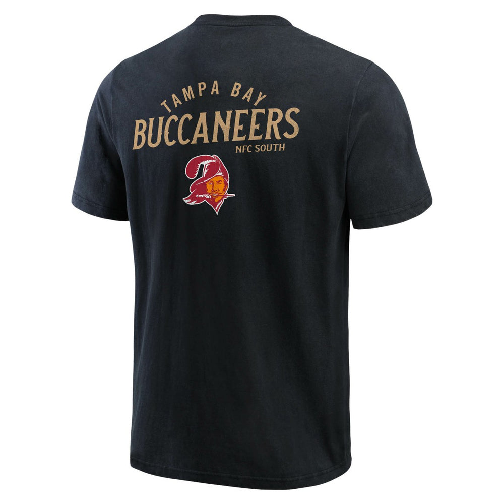 Tampa Bay Buccaneers Darius Rucker Collection Washed Henley T-Shirt Black - Fanatics
