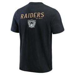 Las Vegas Raiders Darius Rucker Collection Washed Henley T-Shirt Black - Fanatics