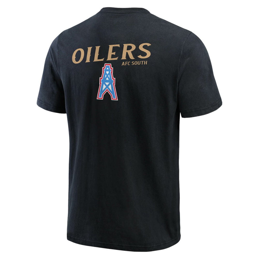 Tennessee Titans Darius Rucker Collection Washed Henley T-Shirt Black - Fanatics