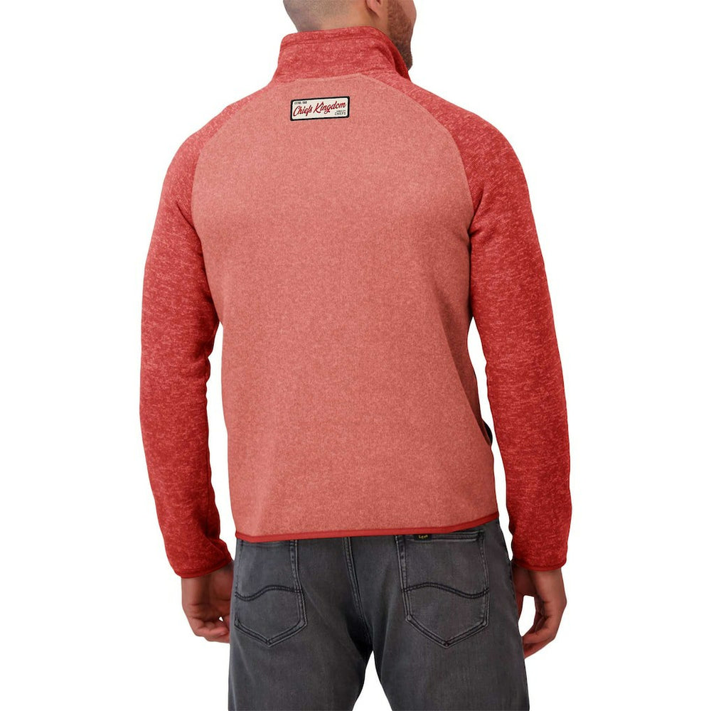 Kansas City Chiefs Darius Rucker Collection Tonal Quarter-Zip Jacket Red - Fanatics