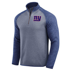 New York Giants Darius Rucker Collection Tonal Quarter-Zip Jacket Blue - Fanatics
