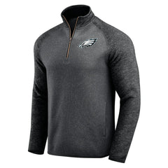 Philadelphia Eagles Darius Rucker Collection Tonal Quarter-Zip Jacket Black - Fanatics