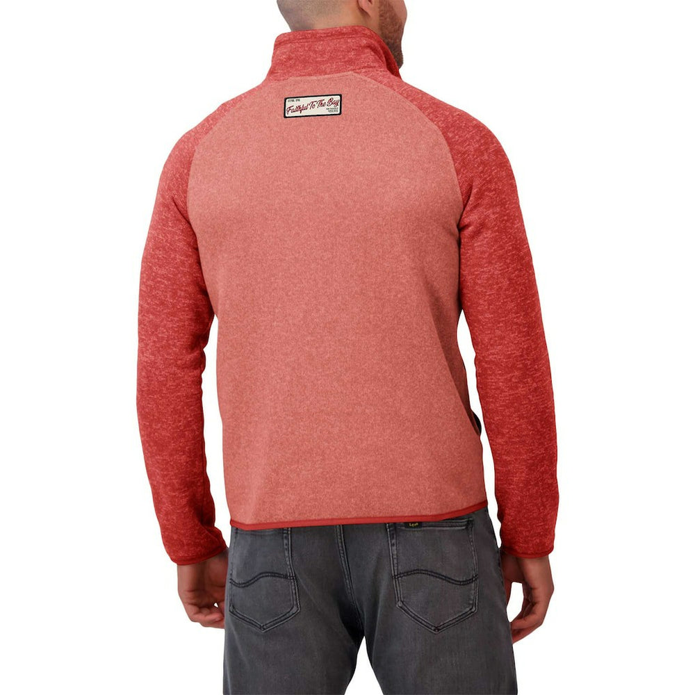 San Francisco 49ers Darius Rucker Collection Tonal Quarter-Zip Jacket Scarlet - Fanatics