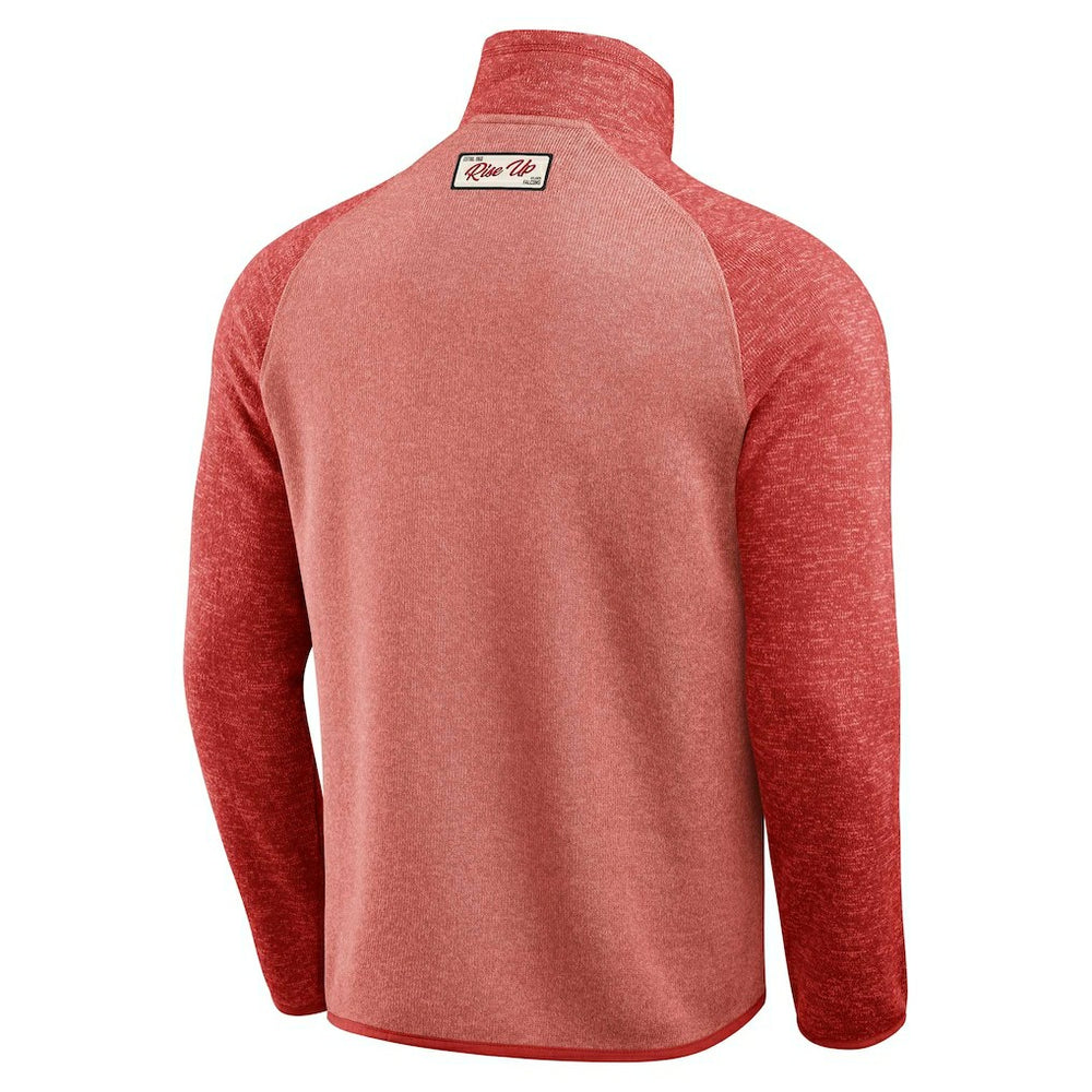 Atlanta Falcons Darius Rucker Collection Tonal Quarter-Zip Jacket Red - Fanatics
