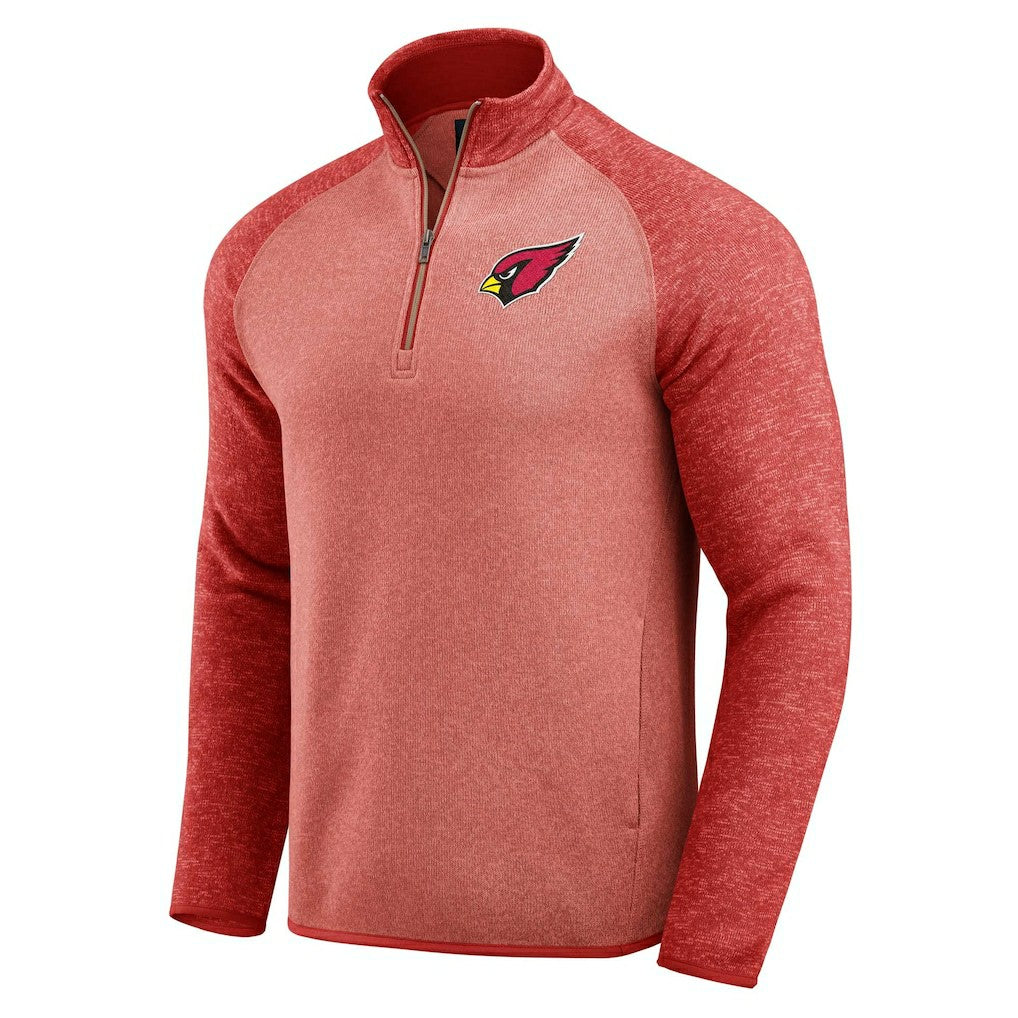 Arizona Cardinals Darius Rucker Collection Tonal Quarter-Zip Jacket Cardinal - Fanatics