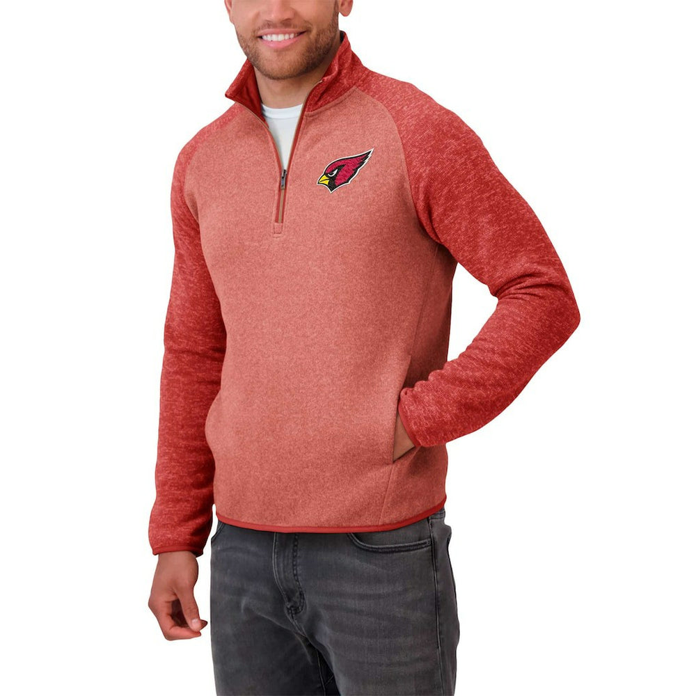 Arizona Cardinals Darius Rucker Collection Tonal Quarter-Zip Jacket Cardinal - Fanatics