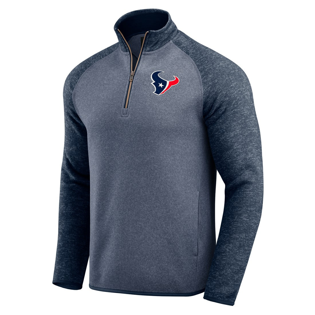 Houston Texans Darius Rucker Collection Tonal Quarter-Zip Jacket Navy - Fanatics