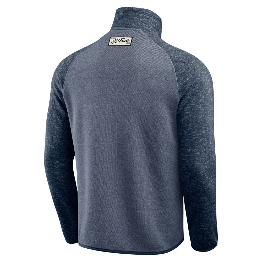 Houston Texans Darius Rucker Collection Tonal Quarter-Zip Jacket Navy - Fanatics