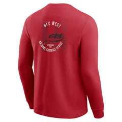 San Francisco 49ers Darius Rucker Collection Washed Waffle-Knit Long Sleeve T-Shirt Scarlet - Fanatics