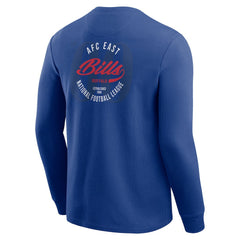 Buffalo Bills Darius Rucker Collection Washed Waffle-Knit Long Sleeve T-Shirt Royal - Fanatics