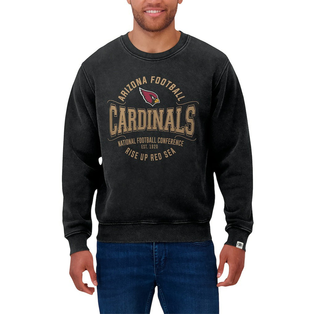 Arizona Cardinals Darius Rucker Collection Vintage Pullover Sweatshirt Black - Fanatics