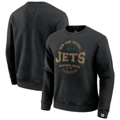 New York Jets Darius Rucker Collection Vintage Pullover Sweatshirt Black - Fanatics