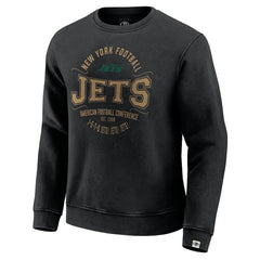 New York Jets Darius Rucker Collection Vintage Pullover Sweatshirt Black - Fanatics