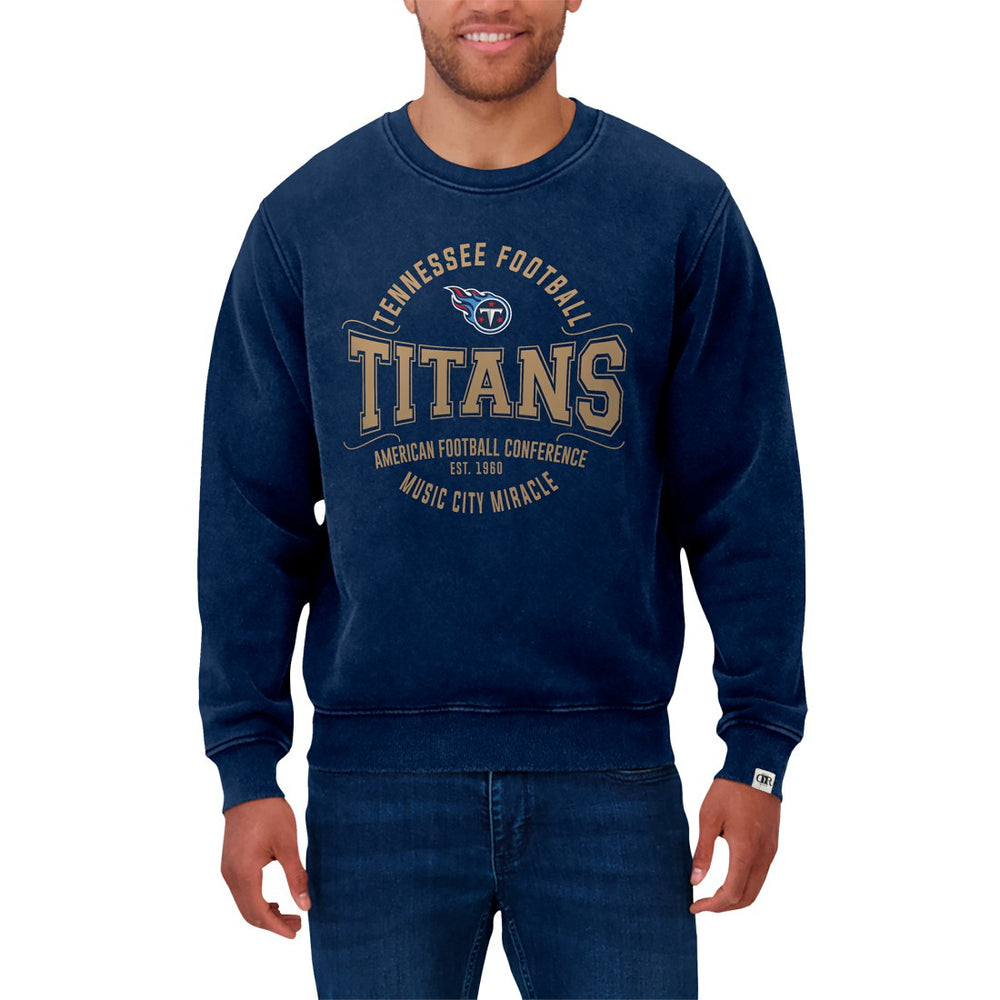 Tennessee Titans Darius Rucker Collection Vintage Pullover Sweatshirt Navy - Fanatics