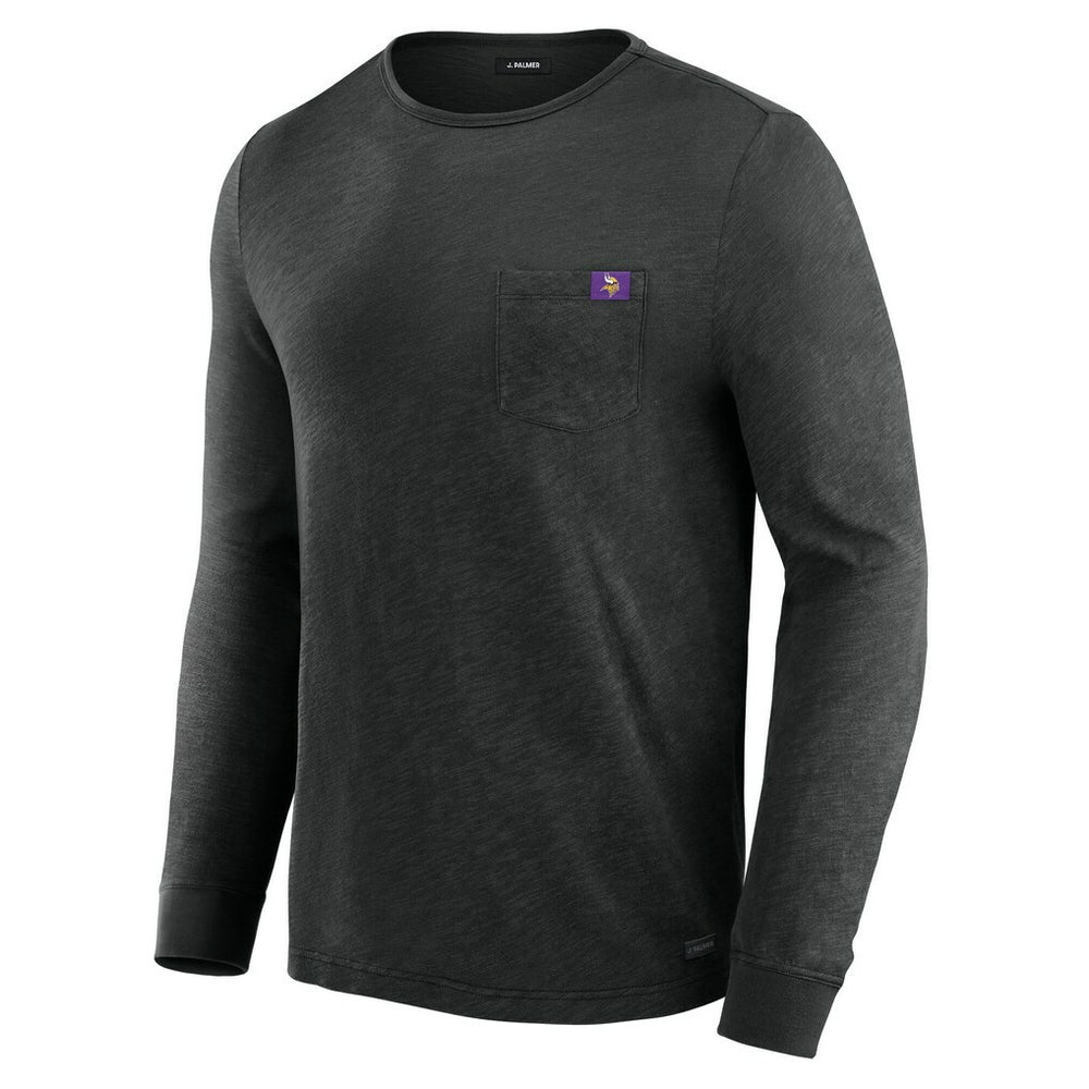 Minnesota Vikings J. Palmer In-The-Pocket Long Sleeve T-Shirt Black - NFL