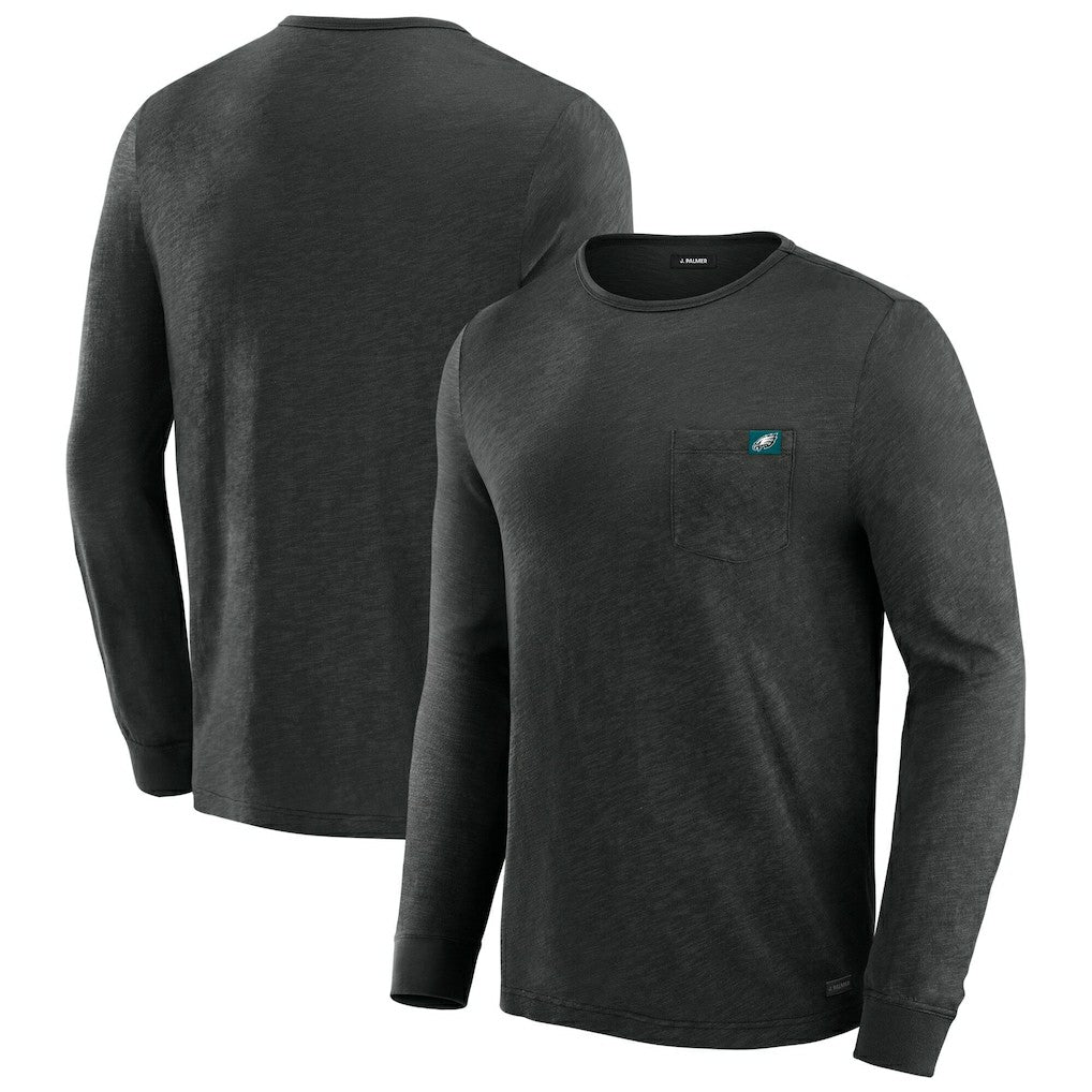 Philadelphia Eagles J. Palmer In-The-Pocket Long Sleeve T-Shirt Black - NFL