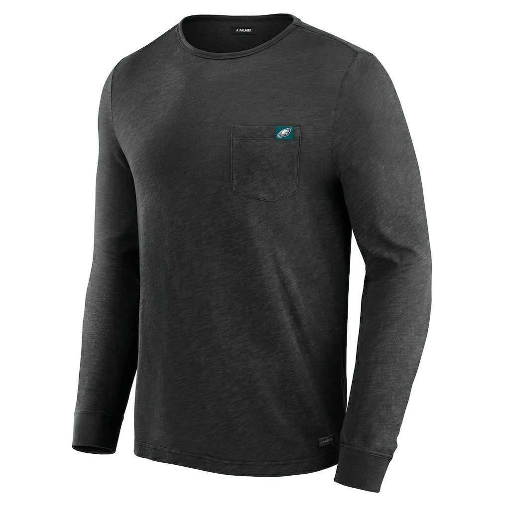 Philadelphia Eagles J. Palmer In-The-Pocket Long Sleeve T-Shirt Black - NFL