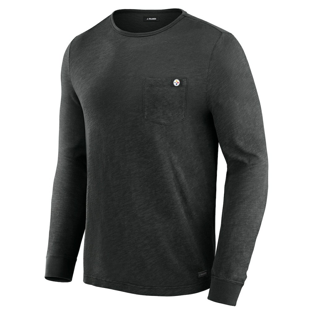 Pittsburgh Steelers J. Palmer In-The-Pocket Long Sleeve T-Shirt Black - NFL