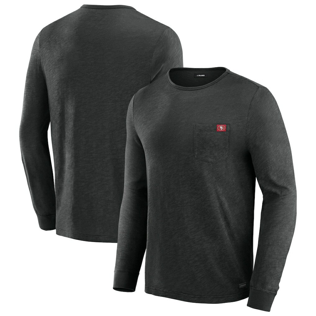 San Francisco 49ers J. Palmer In-The-Pocket Long Sleeve T-Shirt Black - NFL