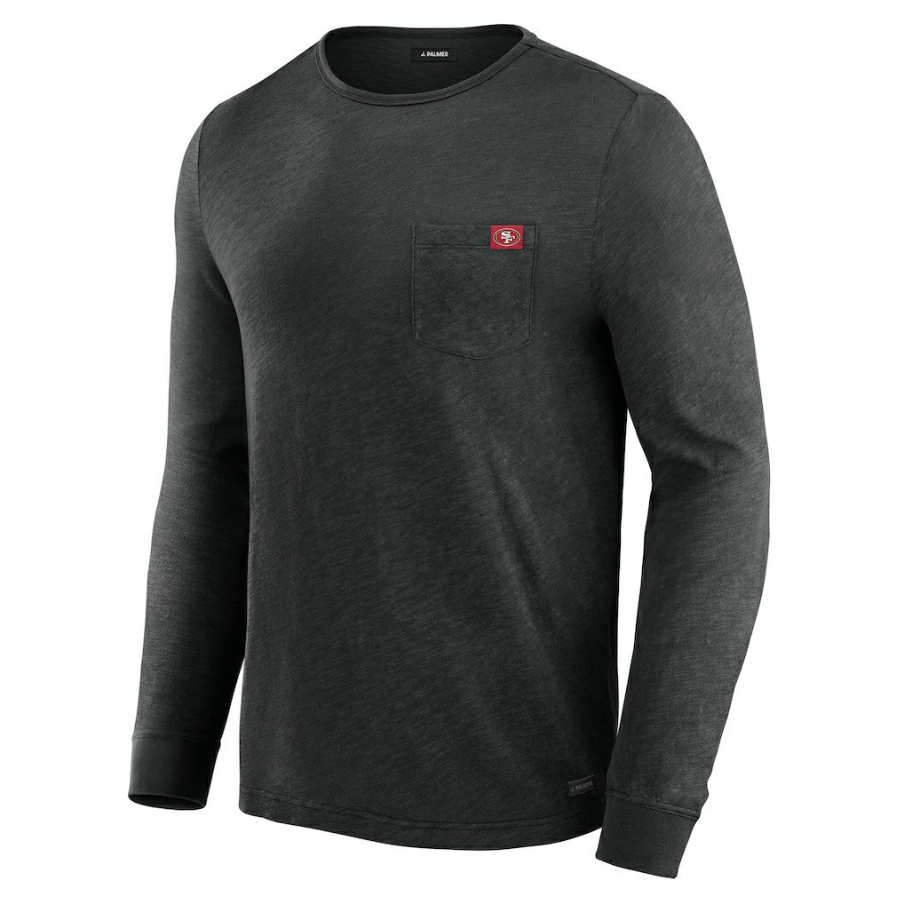 San Francisco 49ers J. Palmer In-The-Pocket Long Sleeve T-Shirt Black - NFL