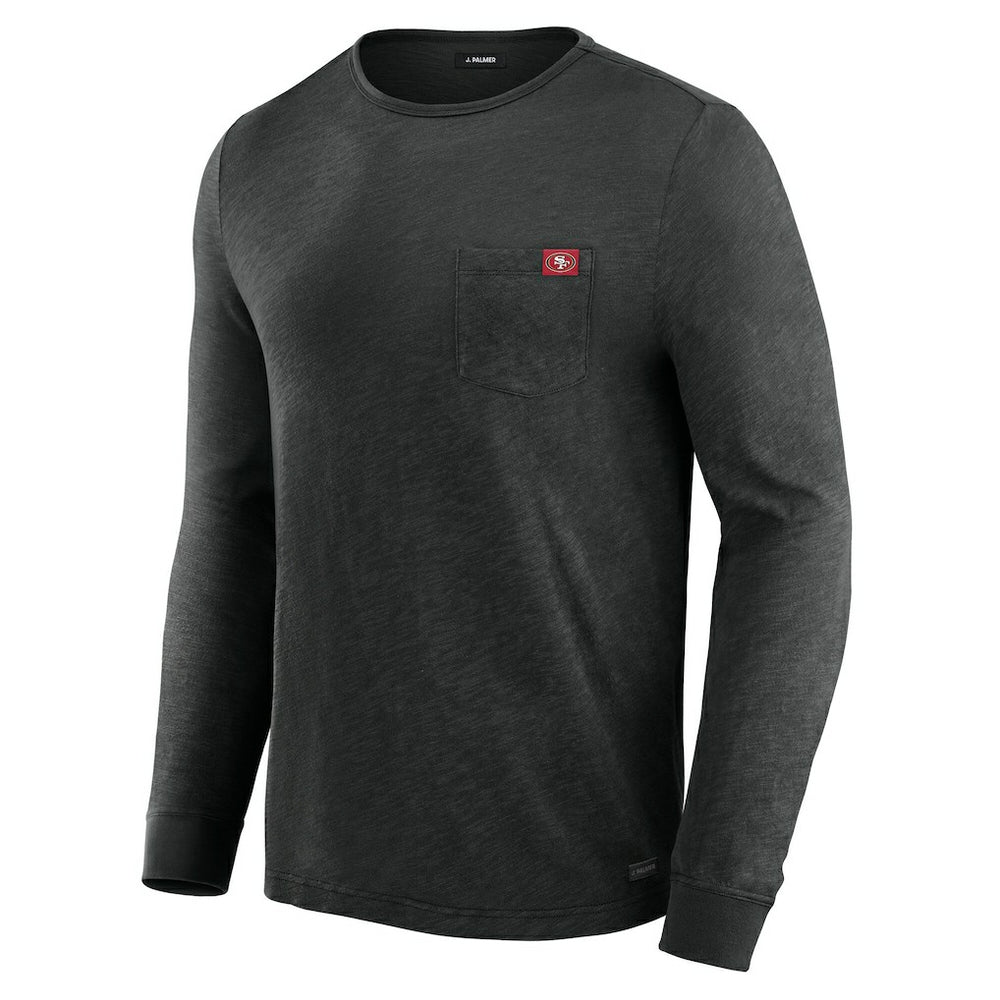 San Francisco 49ers J. Palmer In-The-Pocket Long Sleeve T-Shirt Black - NFL