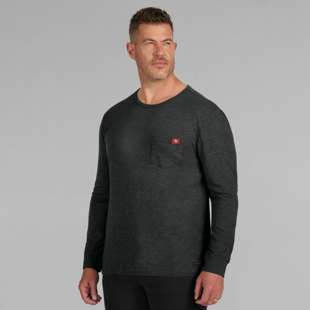 San Francisco 49ers J. Palmer In-The-Pocket Long Sleeve T-Shirt Black - NFL