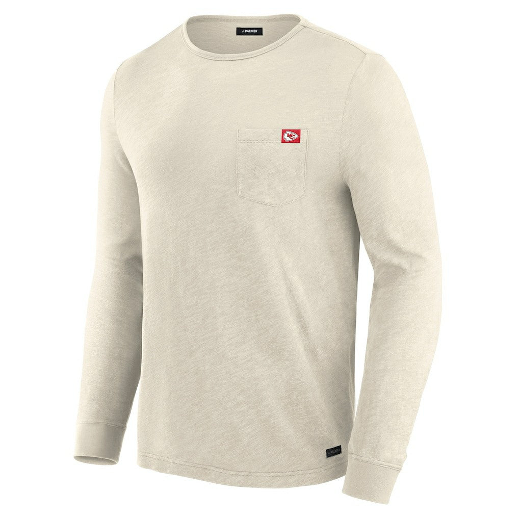 Kansas City Chiefs J. Palmer In-The-Pocket Long Sleeve T-Shirt Cream - NFL