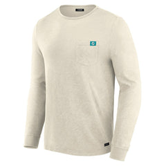 Miami Dolphins J. Palmer In-The-Pocket Long Sleeve T-Shirt Cream - NFL