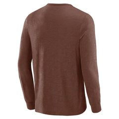 Cleveland Browns J. Palmer In-The-Pocket Long Sleeve T-Shirt Tan - NFL