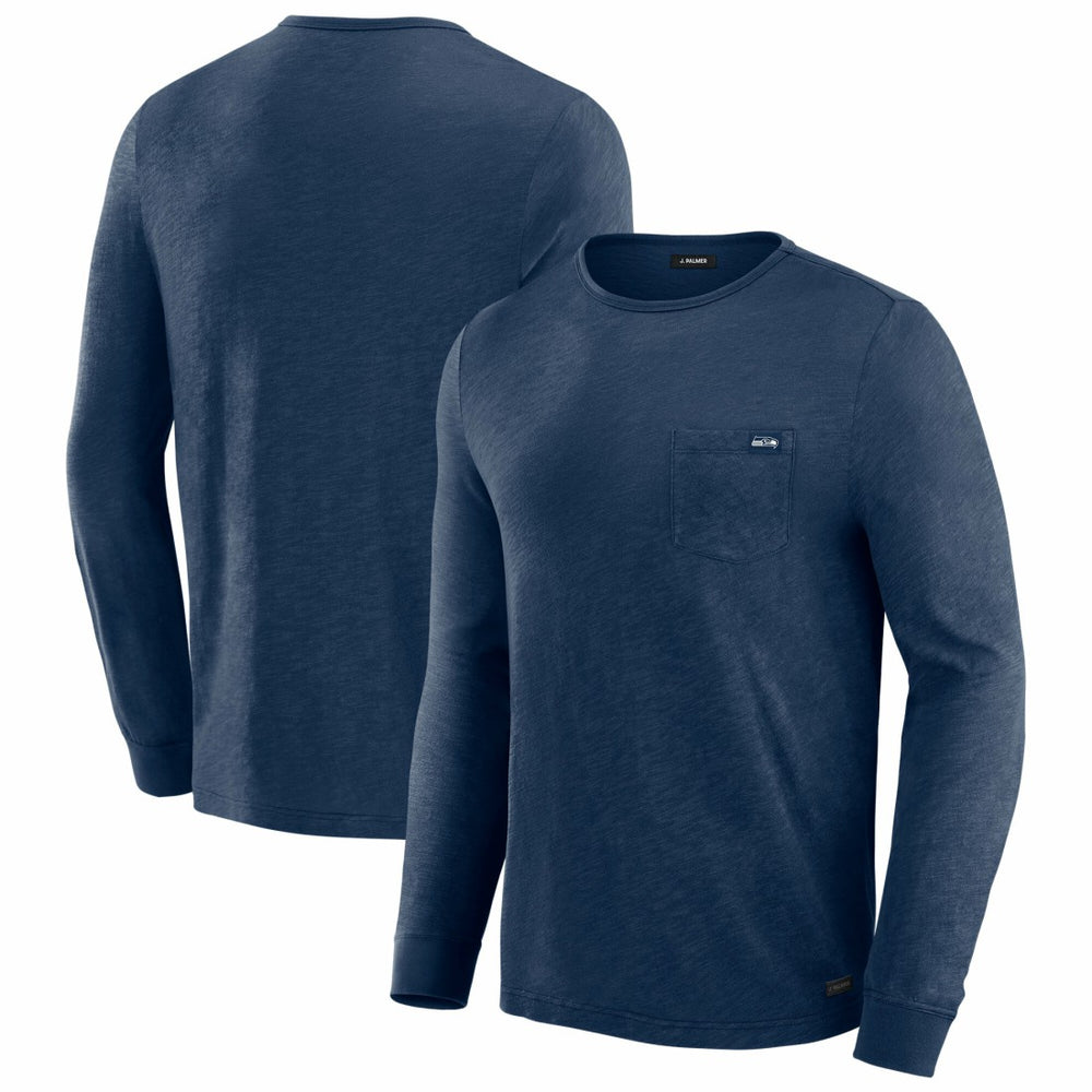 Seattle Seahawks J. Palmer In-The-Pocket Long Sleeve T-Shirt Navy - NFL