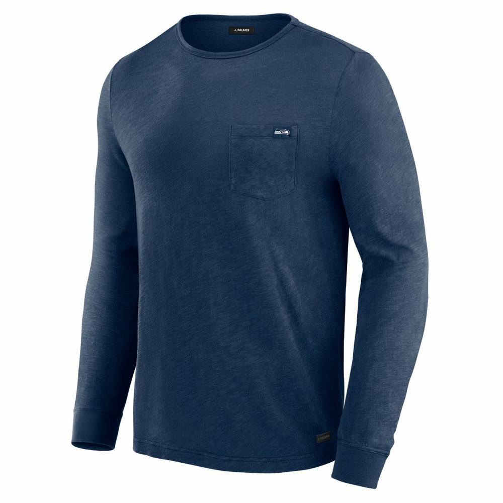 Seattle Seahawks J. Palmer In-The-Pocket Long Sleeve T-Shirt Navy - NFL