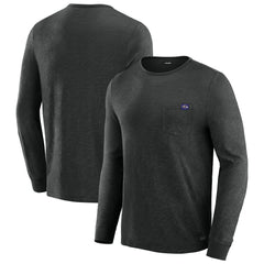 Baltimore Ravens J. Palmer In-The-Pocket Long Sleeve T-Shirt Black - NFL