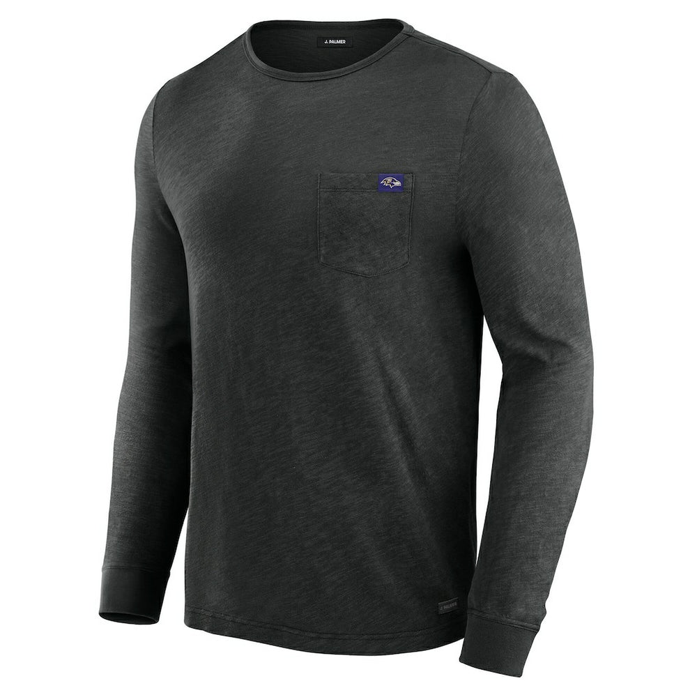 Baltimore Ravens J. Palmer In-The-Pocket Long Sleeve T-Shirt Black - NFL