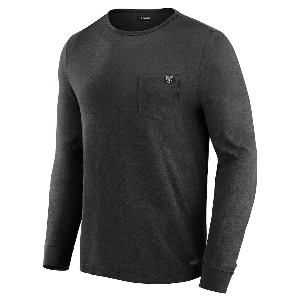Las Vegas Raiders J. Palmer In-The-Pocket Long Sleeve T-Shirt Black - NFL