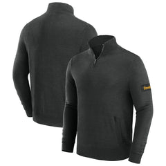 Pittsburgh Steelers J. Palmer Franchise Quarter-Zip Sweater Black - NFL