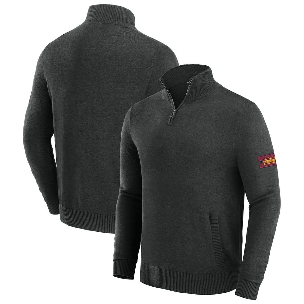 Washington Commanders J. Palmer Franchise Quarter-Zip Sweater Black - NFL