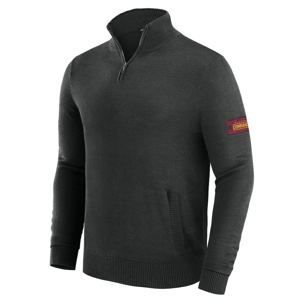 Washington Commanders J. Palmer Franchise Quarter-Zip Sweater Black - NFL