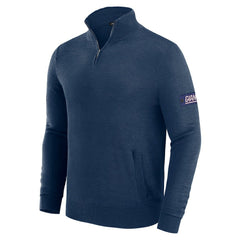 New York Giants J. Palmer Franchise Quarter-Zip Sweater Navy - NFL