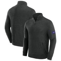 Baltimore Ravens J. Palmer Franchise Quarter-Zip Sweater Black - NFL